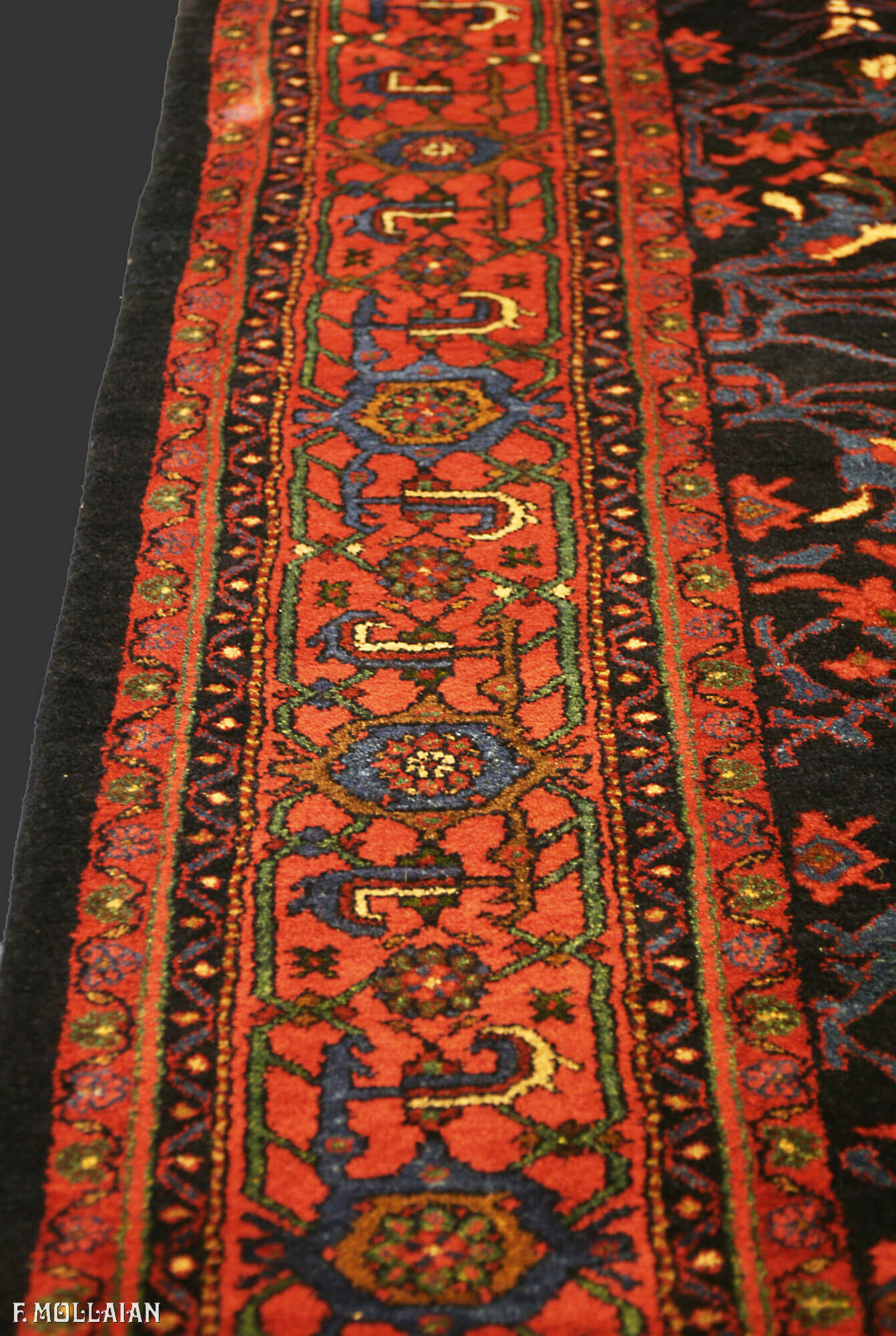 Persian Mishan Antique Kalleh Size Carpet n°:97833949